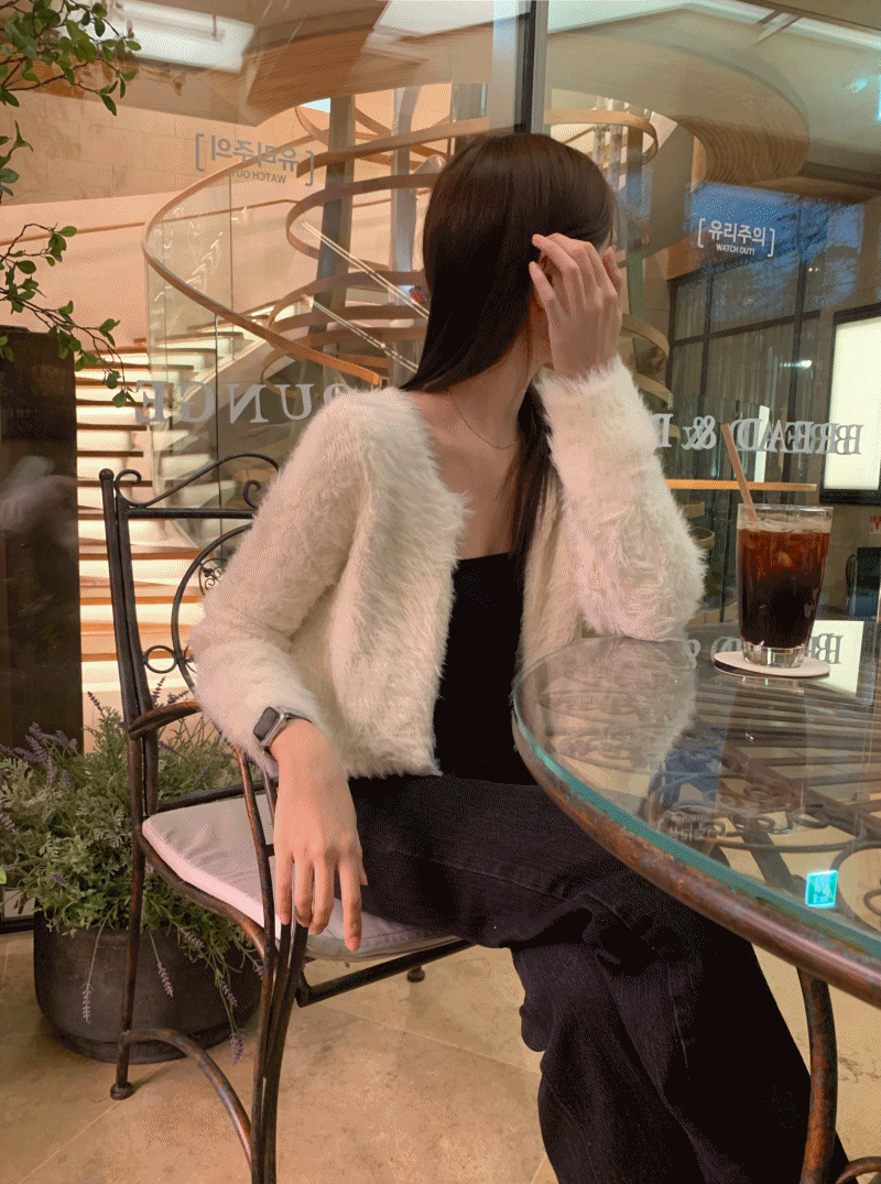 Plume Knit Cardigan (3color) *MD PICK
