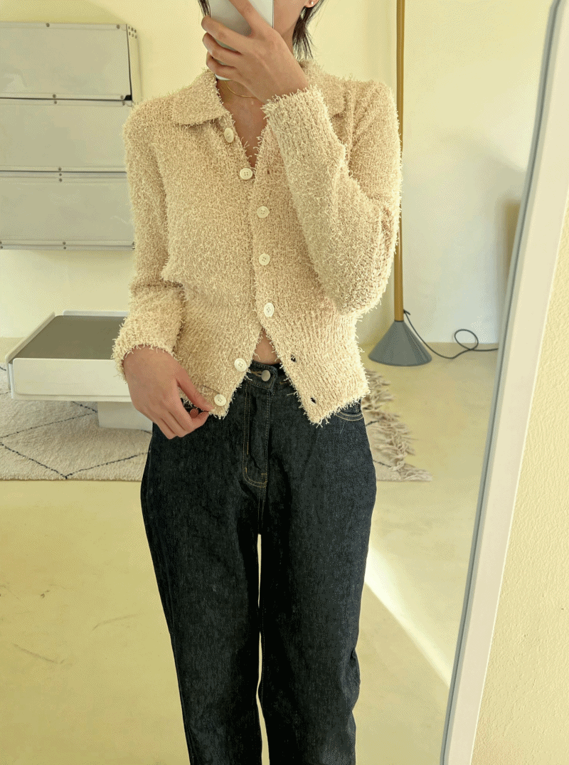 Scoop Button Cardigan *MD PICK